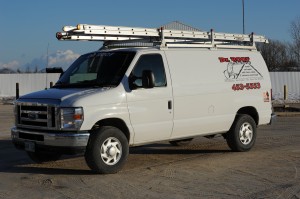 Fully equipped service van